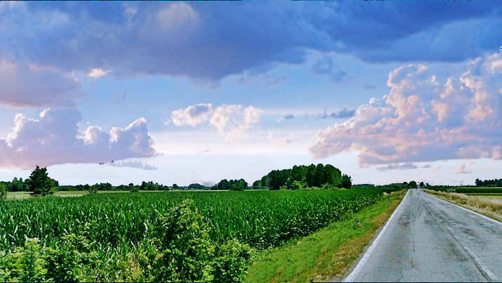 Landschaft bei Carmagnola