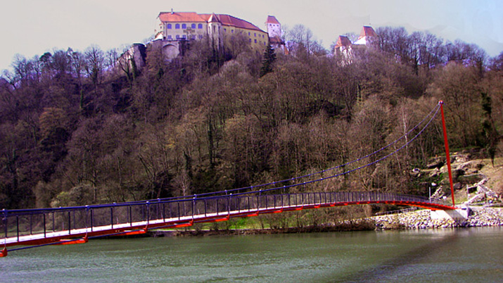 Fußgängerbrücke bei Wernstein