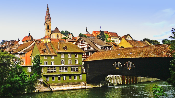 Baden, hölzerne Brücke