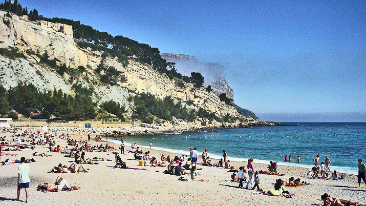 Cassis, Badestrand