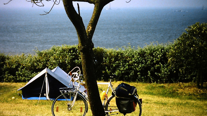Camping direkt am Meer