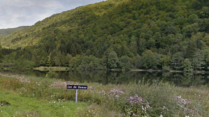 Abfahrt, Lac de Sewen