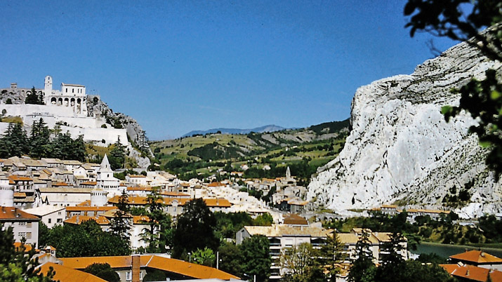 Sisteron mit Zitadelle